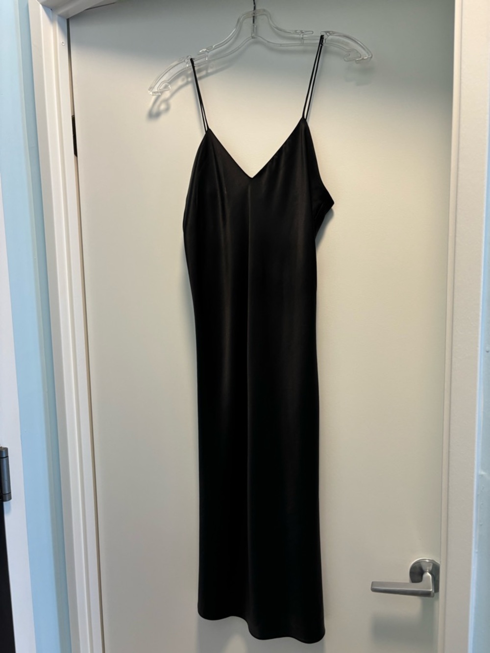Black Slip with Thin Straps by Linda